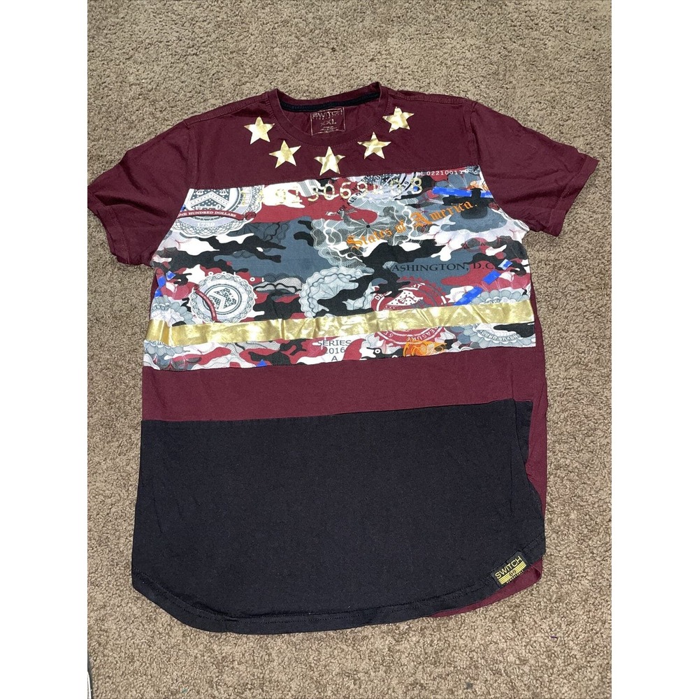 Switch Remarkable Graphic T‎ Shirt Men's 2XL 2XLarge Short Sleeve